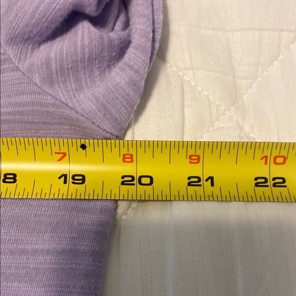 Banana Republic Purple Tunic with Mandarin Collar and Pleated Details - Picture 9 of 10